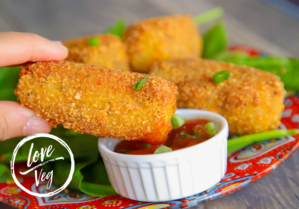 Croquetes de Batata com Sabor de Mar